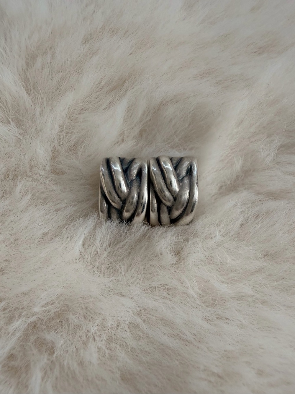 Pandora Retired Braided Clips  
⭐️ PAIR ⭐️